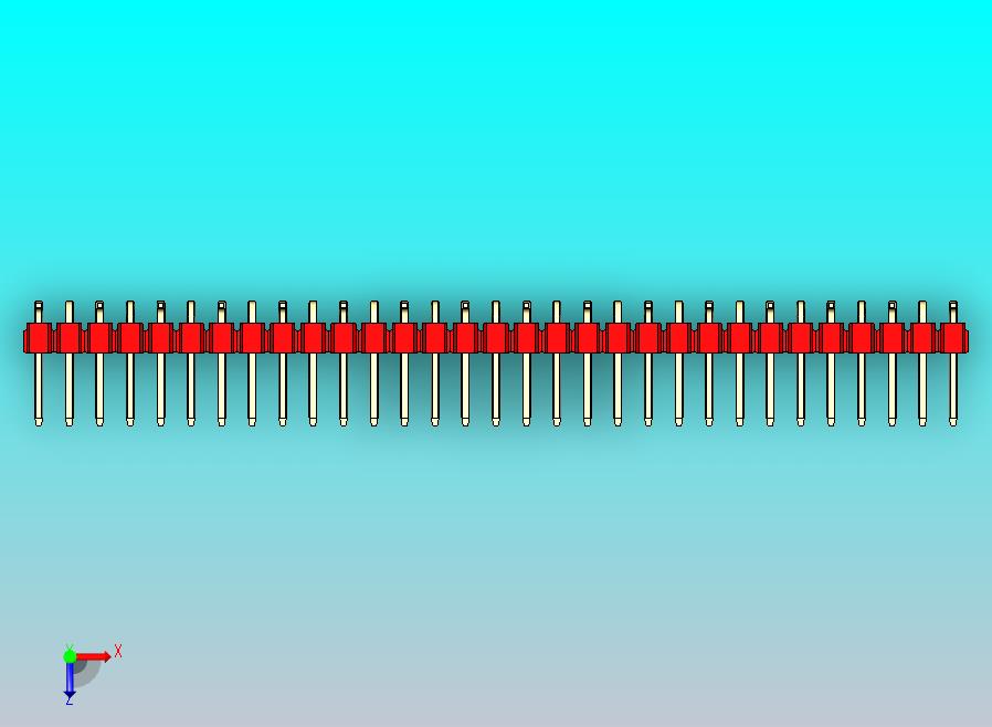 DS1022彩色排针 红色 31P 100密尔 类型 SMT R1 版本1.0.zip