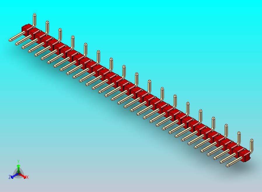 DS1022彩色排针 红色 35P 100mil 类型 SMT R1 版本1.0.zip