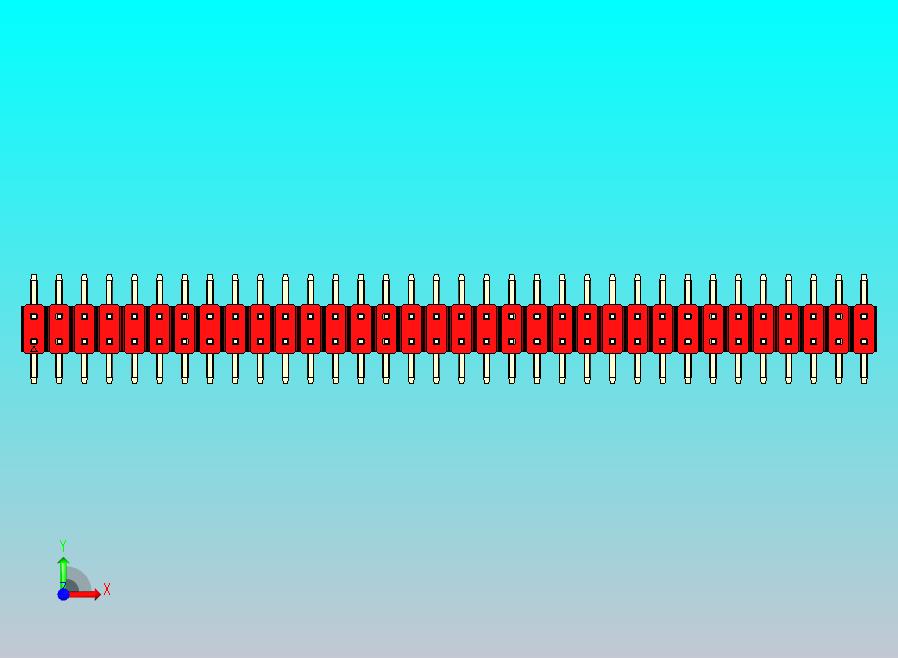 DS1022彩色排针 红色 68P 100mil SMT 类型 rev1.0.zip