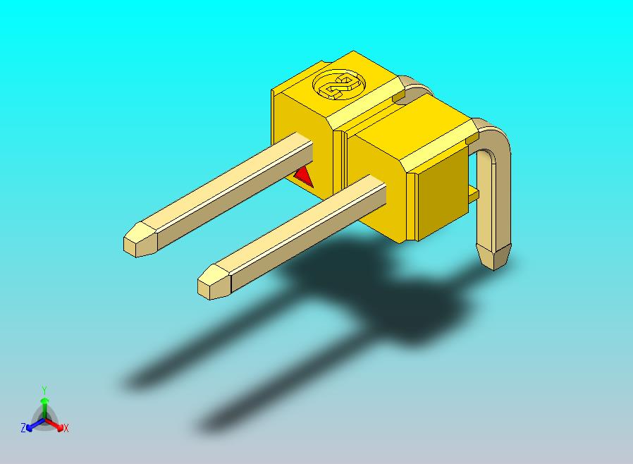DS1022彩色排针 黄色 1x02p 100mil 类型D 版本1.0.zip
