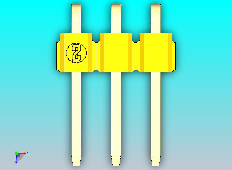 DS1022彩色排针 黄色 1x03p 100mil 类型D 版本1.0.zip