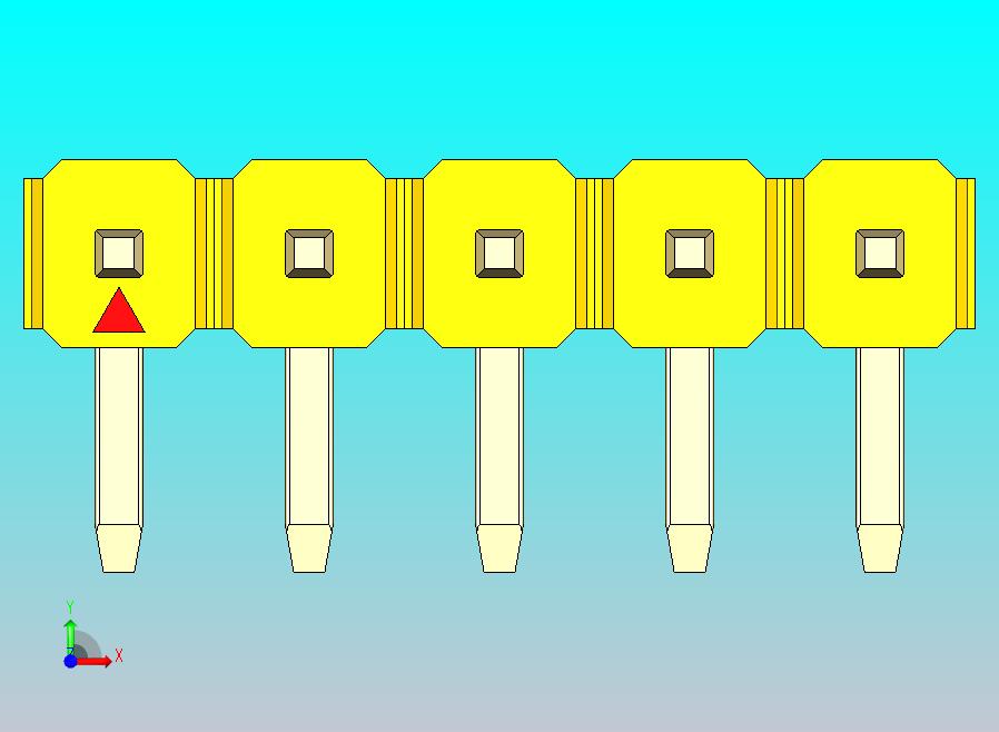DS1022彩色排针 黄色 1x05p 100mil 类型D 版本1.0.zip