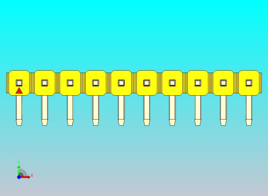 DS1022彩色排针 黄色 1x10P 100mil 型号D 版本1.0.zip