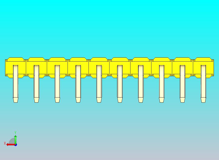 DS1022彩色排针 黄色 1x10P 100mil 型号D 版本1.0.zip