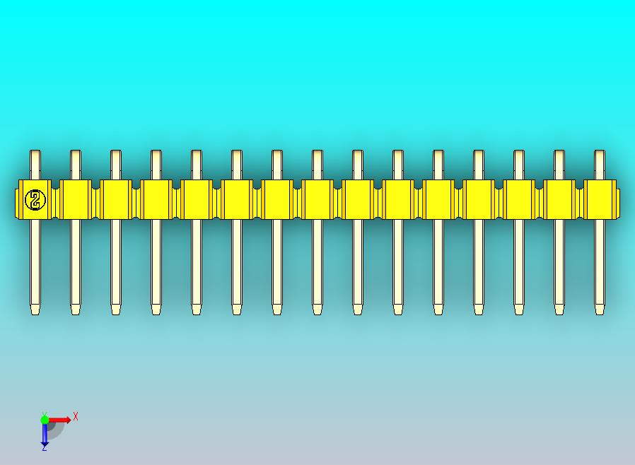 DS1022彩色排针 黄色 1x15p 100mil 类型D 版本1.0.zip