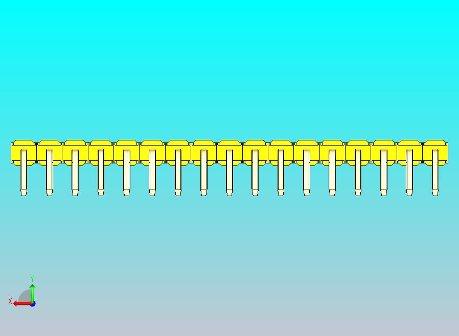 DS1022彩色排针 黄色 1x17p 100mil 类型D 版本1.0.zip