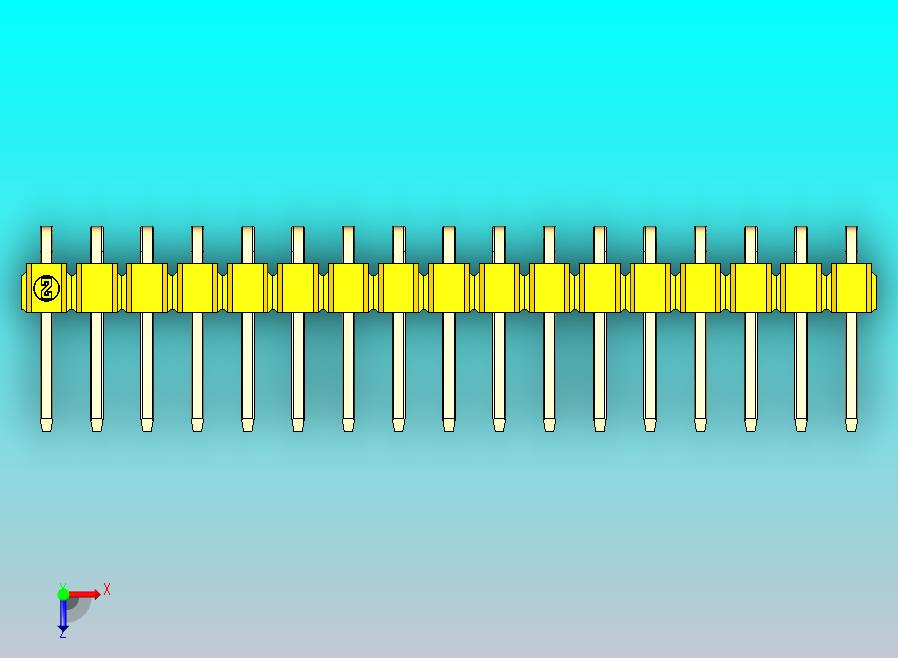 DS1022彩色排针 黄色 1x17p 100mil 类型D 版本1.0.zip