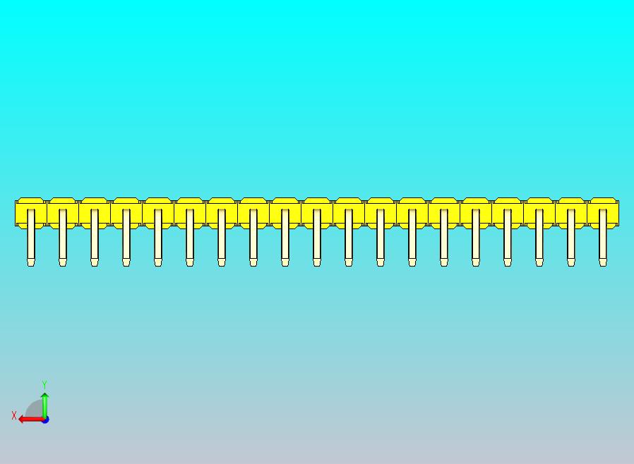DS1022彩色排针 黄色 1x19p 100mil 类型D 版本1.0.zip