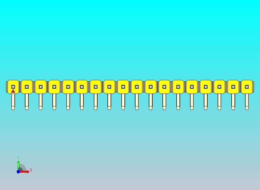 DS1022彩色排针 黄色 1x18p 100mil 类型D 版本1.0.zip