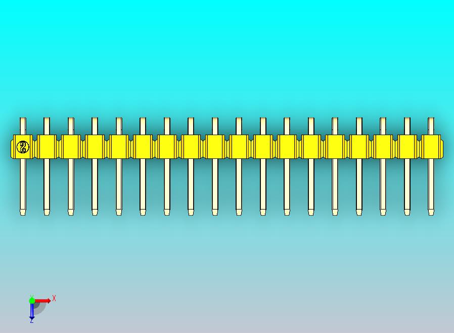 DS1022彩色排针 黄色 1x18p 100mil 类型D 版本1.0.zip
