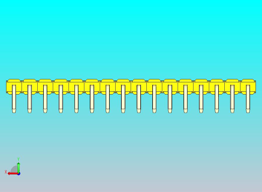 DS1022彩色排针 黄色 1x16p 100mil 类型D 版本1.0.zip