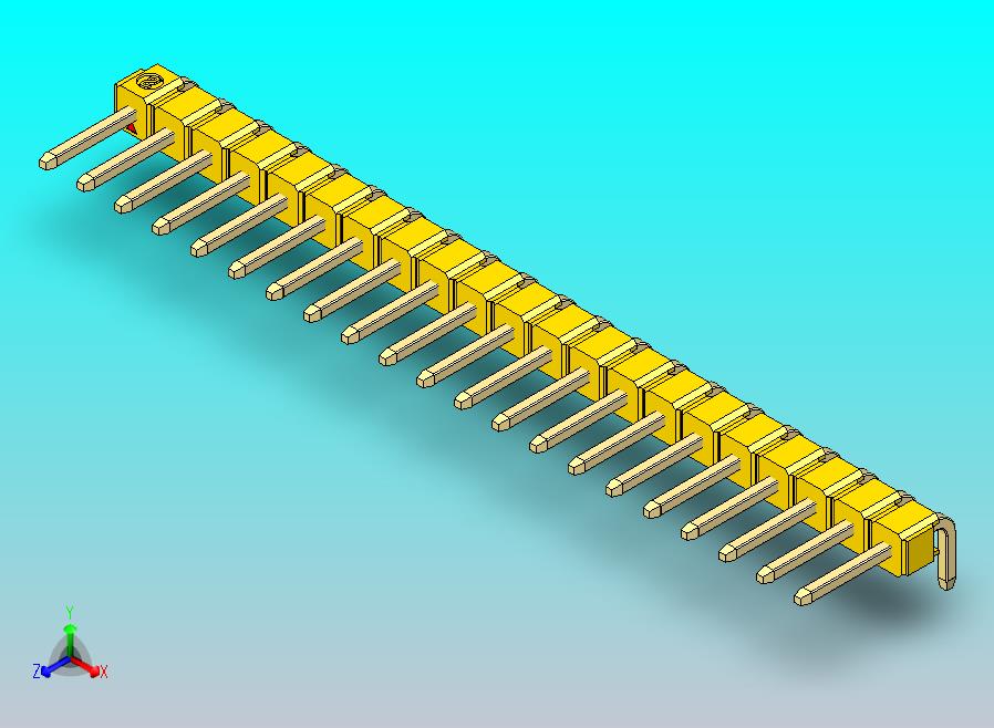 DS1022彩色排针 黄色 1x21p 100mil 类型D 版本1.0.zip