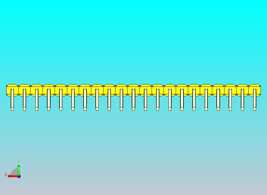 DS1022彩色排针 黄色 1x21p 100mil 类型D 版本1.0.zip