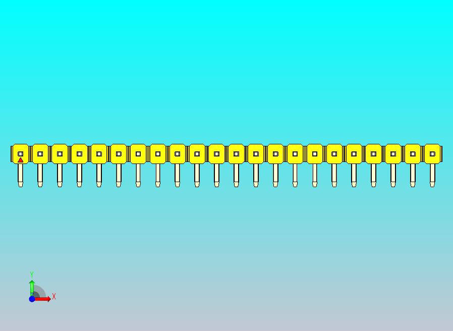 DS1022彩色排针 黄色 1x22p 100mil 类型D 版本1.0.zip