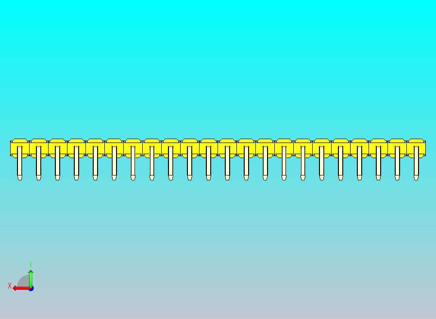 DS1022彩色排针 黄色 1x22p 100mil 类型D 版本1.0.zip