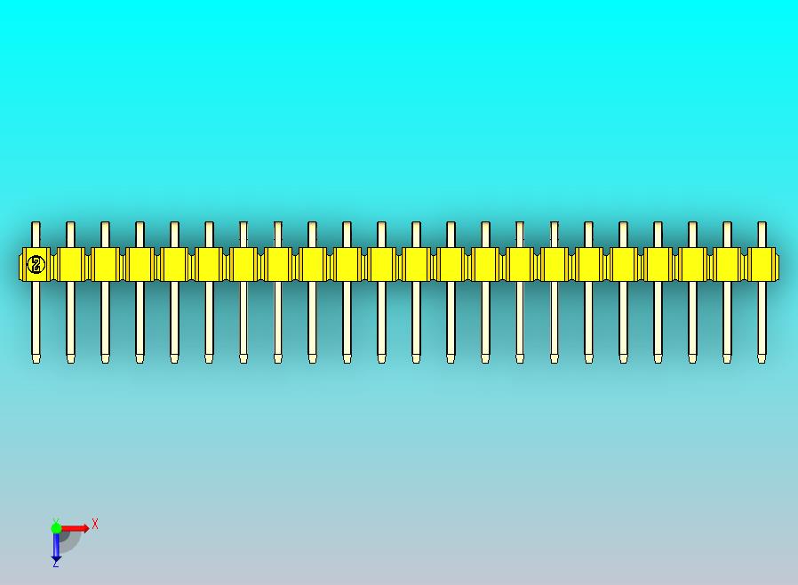 DS1022彩色排针 黄色 1x22p 100mil 类型D 版本1.0.zip