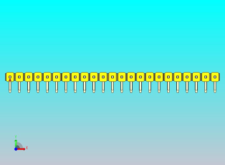 DS1022彩色排针 黄色 1x23p 100mil 类型D 版本1.0.zip