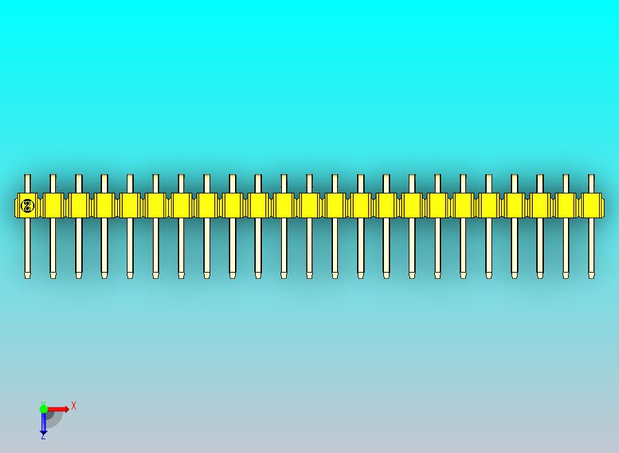 DS1022彩色排针 黄色 1x23p 100mil 类型D 版本1.0.zip