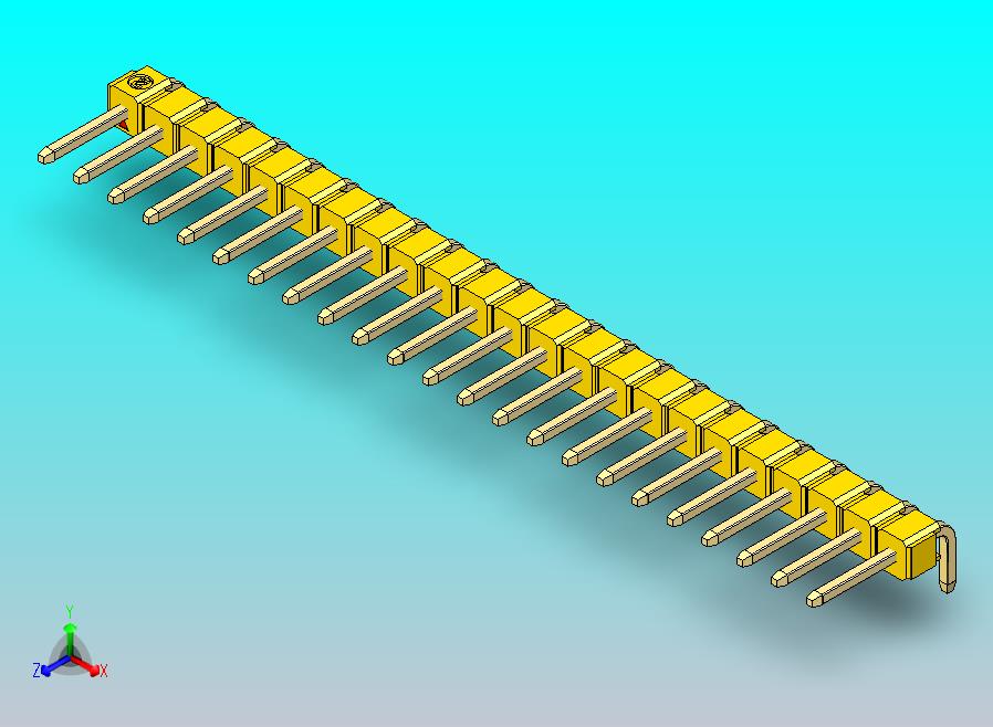 DS1022彩色排针 黄色 1x23p 100mil 类型D 版本1.0.zip