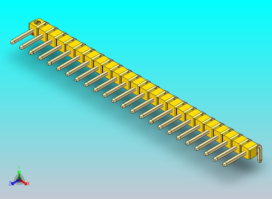 DS1022彩色排针 黄色 1x24p 100mil 类型D 版本1.0.zip