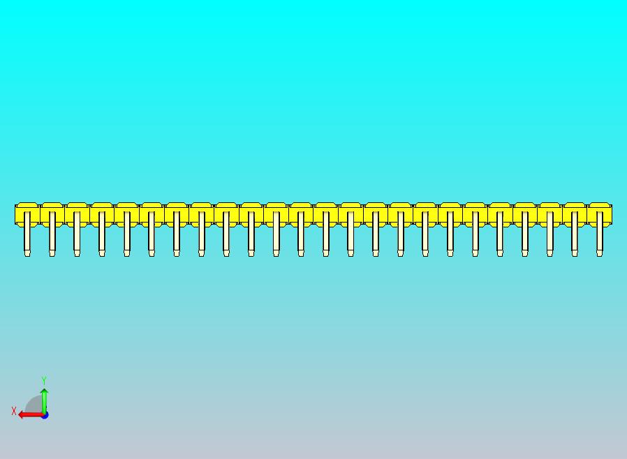 DS1022彩色排针 黄色 1x24p 100mil 类型D 版本1.0.zip