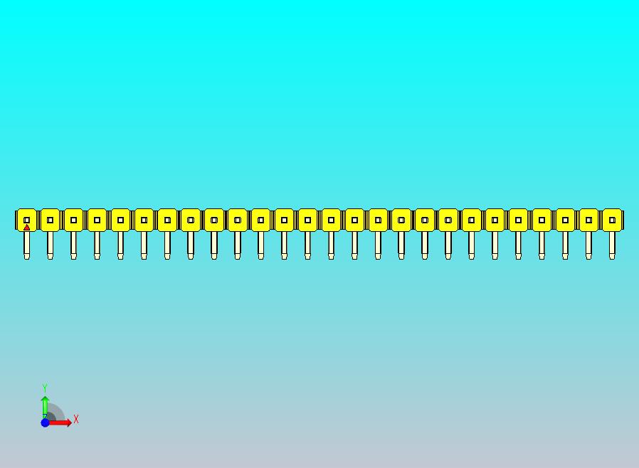 DS1022彩色排针 黄色 1x26p 100mil 类型D 版本1.0.zip