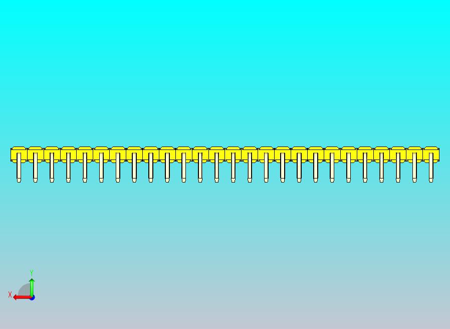DS1022彩色排针 黄色 1x26p 100mil 类型D 版本1.0.zip