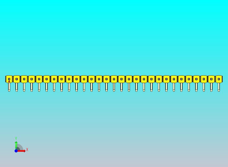 DS1022彩色排针 黄色 1x29p 100mil 类型D 版本1.0.zip