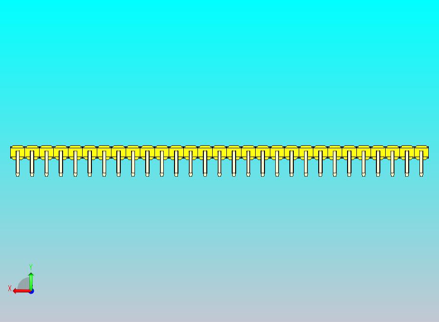 DS1022彩色排针 黄色 1x29p 100mil 类型D 版本1.0.zip