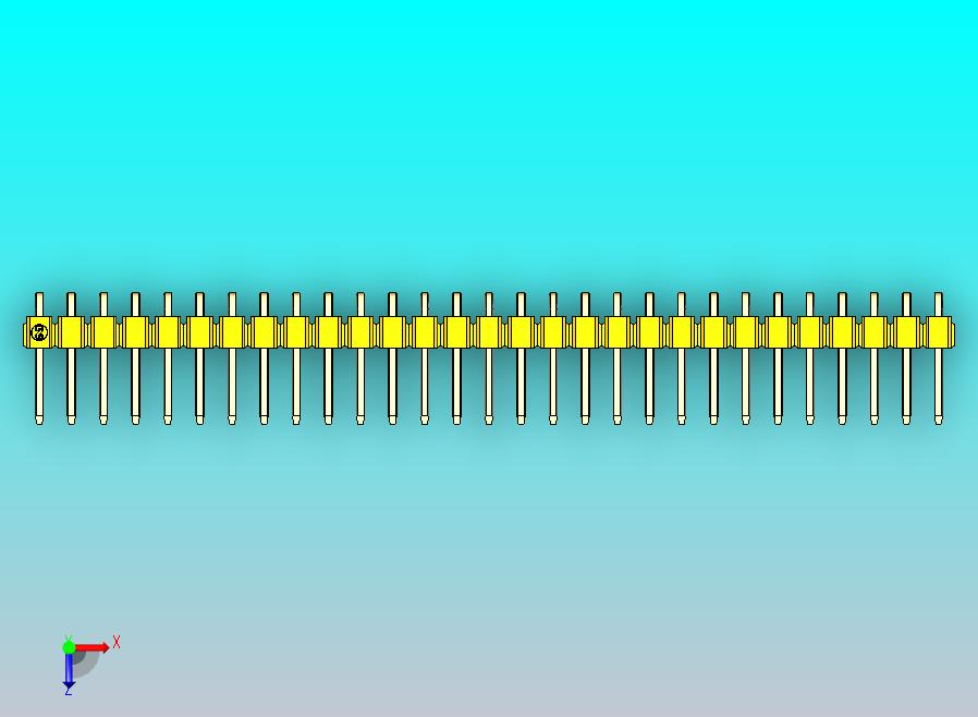 DS1022彩色排针 黄色 1x29p 100mil 类型D 版本1.0.zip
