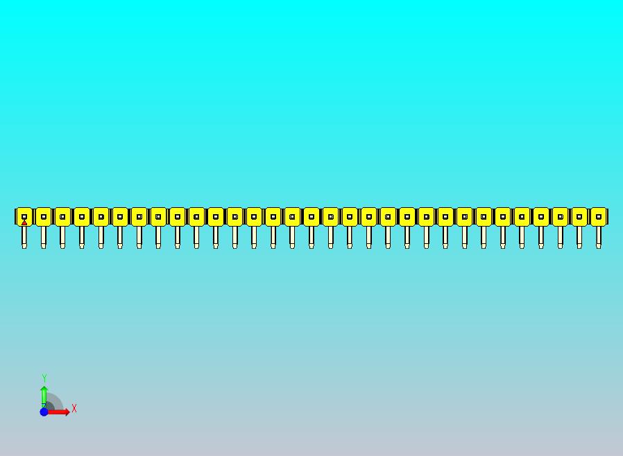 DS1022彩色排针 黄色 1x31p 100mil 类型D 版本1.0.zip