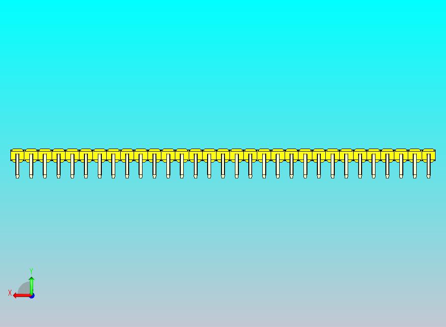DS1022彩色排针 黄色 1x31p 100mil 类型D 版本1.0.zip