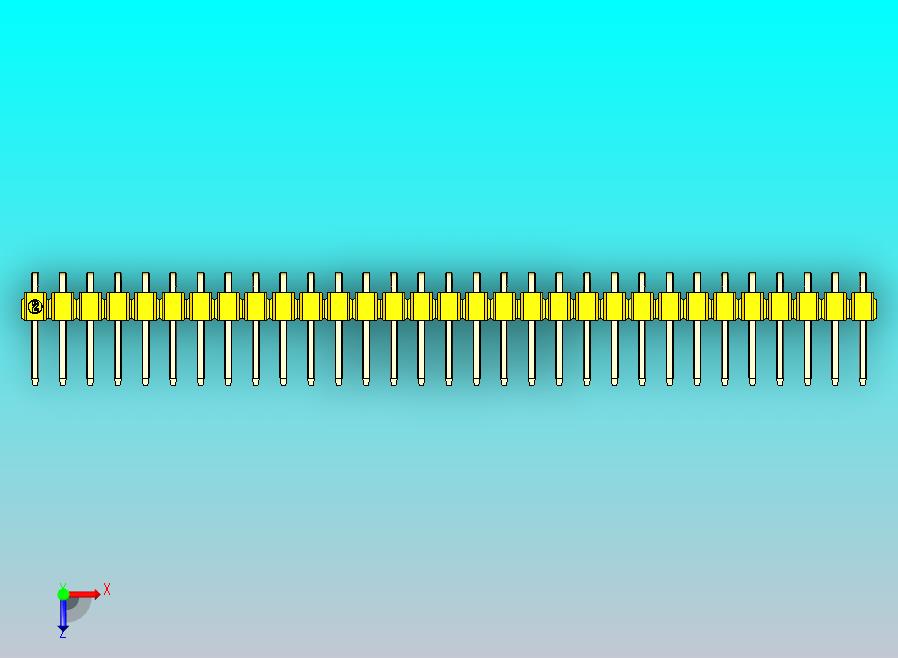 DS1022彩色排针 黄色 1x31p 100mil 类型D 版本1.0.zip