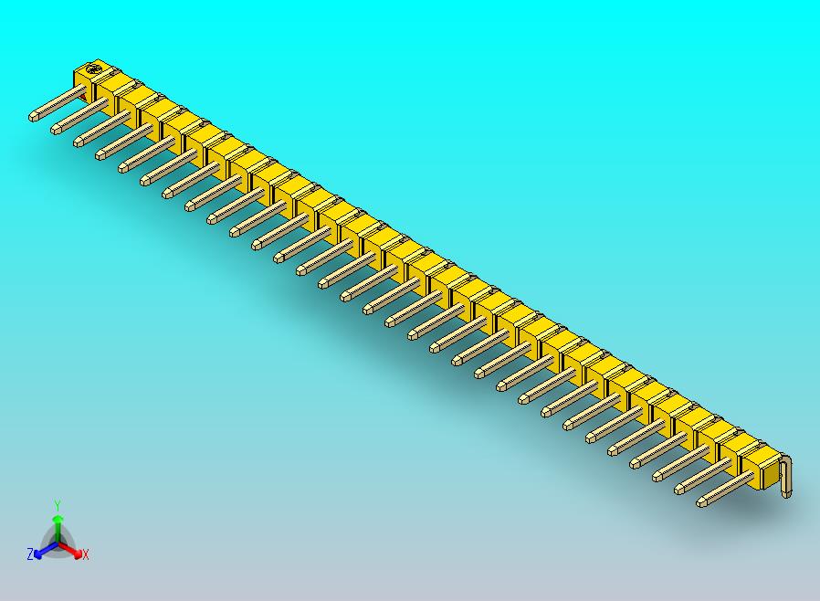DS1022彩色排针 黄色 1x31p 100mil 类型D 版本1.0.zip