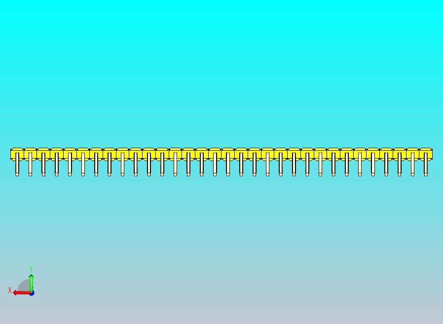 DS1022彩色排针 黄色 1x32p 100mil 类型D 版本1.0.zip