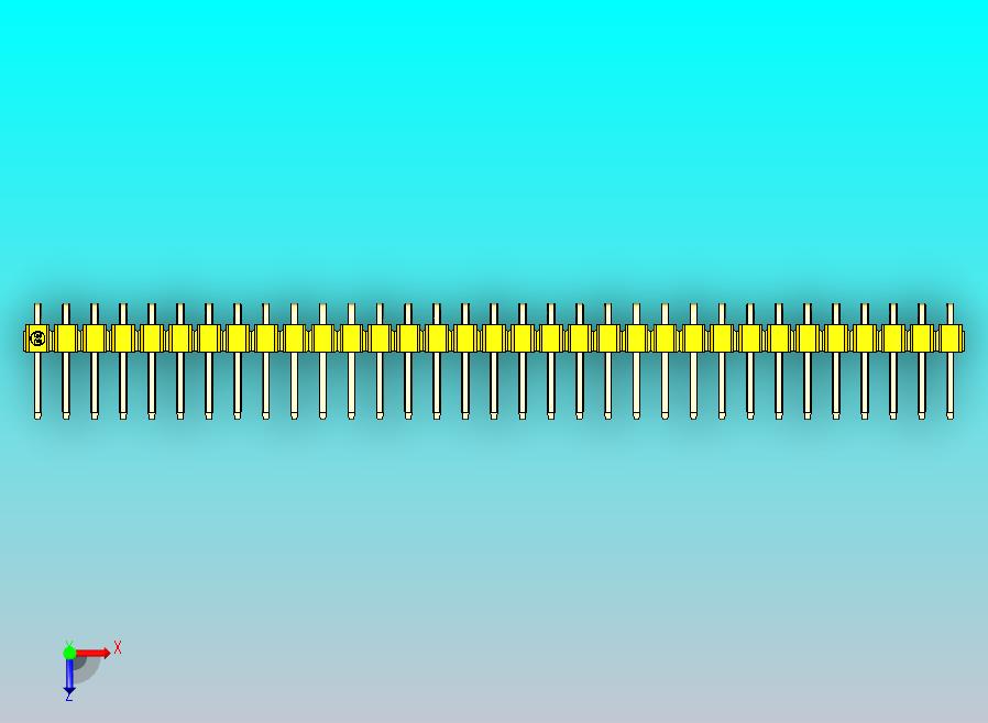 DS1022彩色排针 黄色 1x33p 100mil 类型D 版本1.0.zip