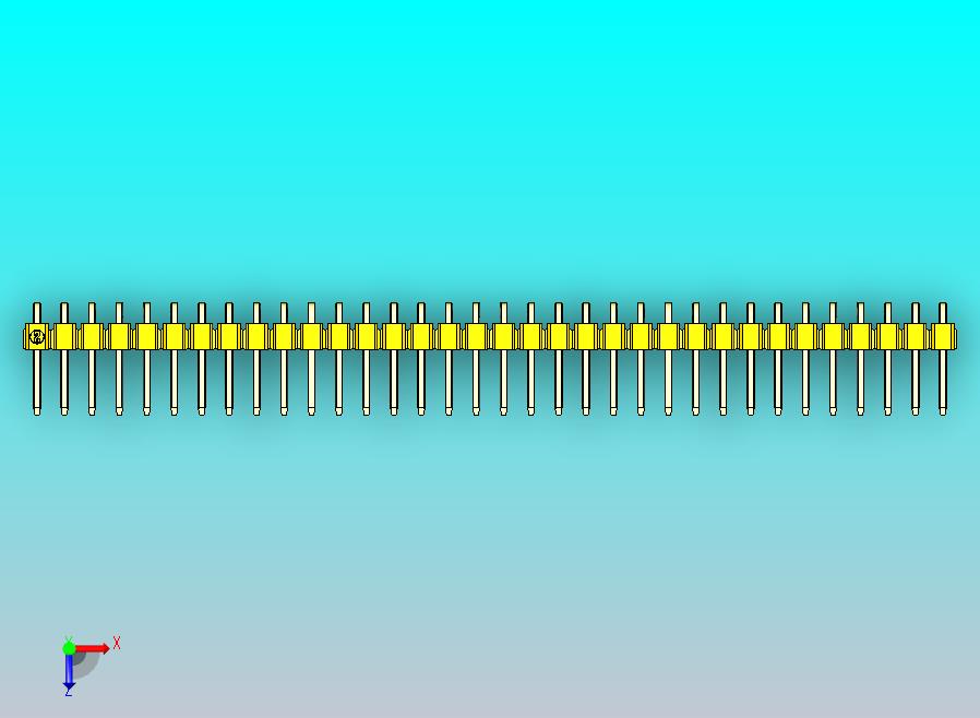 DS1022彩色排针 黄色 1x34p 100mil 类型D 版本1.0.zip