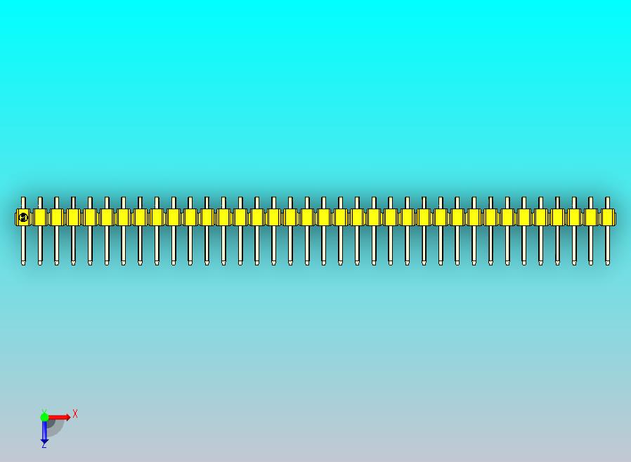 DS1022彩色排针 黄色 1x36p 100mil 类型D 版本1.0.zip