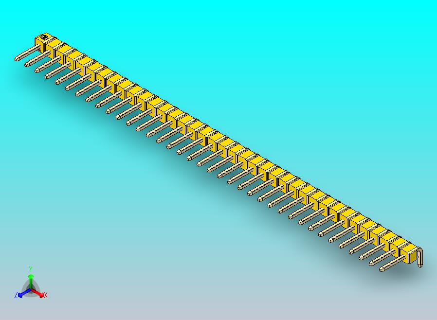DS1022彩色排针 黄色 1x37p 100mil 类型D 版本1.0.zip