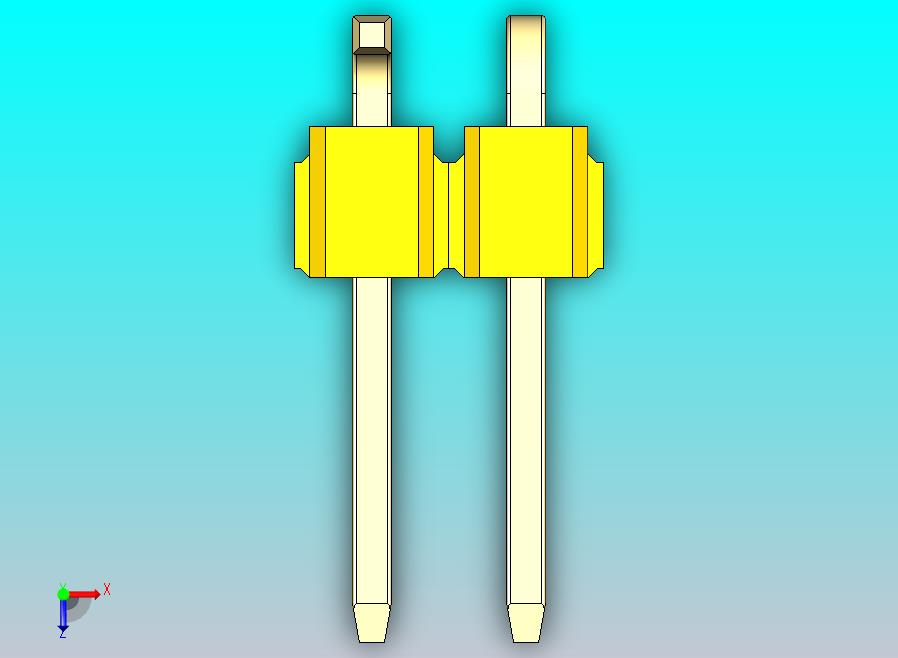 DS1022彩色排针 黄色 02P 100mil 类型 SMT R1 版本1.0.zip