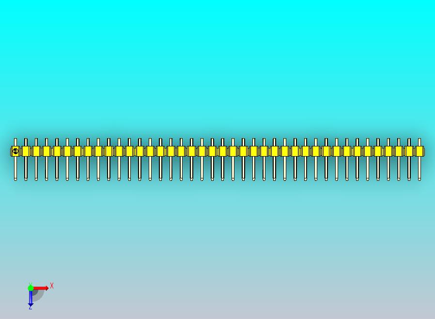 DS1022彩色排针 黄色 1x40p 100mil 类型D 版本1.0.zip