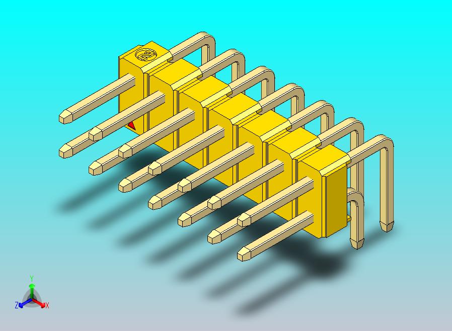 DS1022彩色排针 黄色 2x07p 100mil 类型D 版本1.0.zip