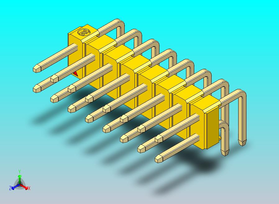 DS1022彩色排针 黄色 2x08p 100mil 类型D 版本1.0.zip
