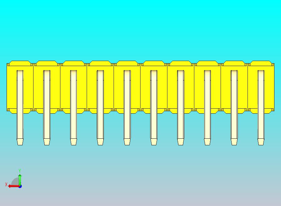 DS1022彩色排针 黄色 2x10p 100mil 类型D 版本1.0.zip
