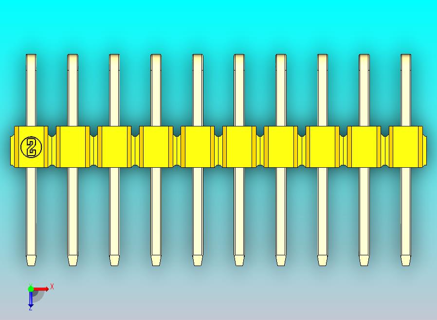 DS1022彩色排针 黄色 2x10p 100mil 类型D 版本1.0.zip
