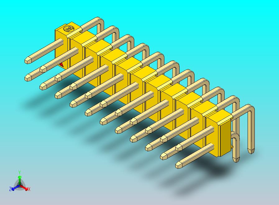 DS1022彩色排针 黄色 2x11p 100mil 类型D 版本1.0.zip