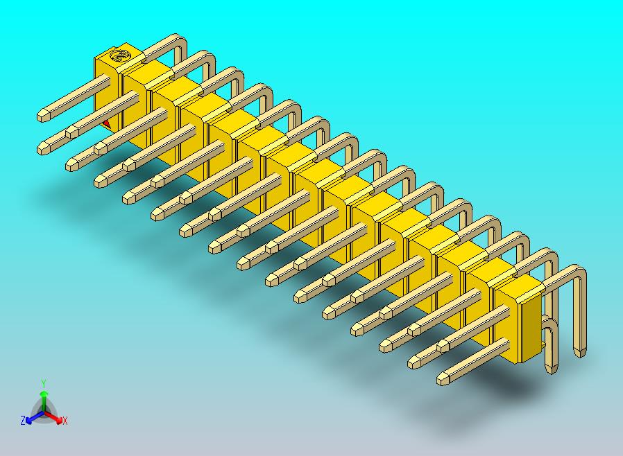 DS1022彩色排针 黄色 2x15p 100mil 类型D 版本1.0.zip