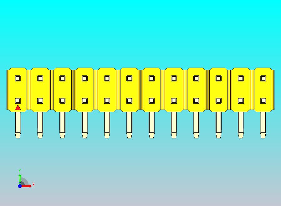 DS1022彩色排针 黄色 2x12p 100mil 类型D 版本1.0.zip