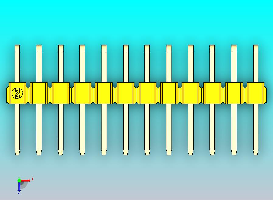 DS1022彩色排针 黄色 2x12p 100mil 类型D 版本1.0.zip