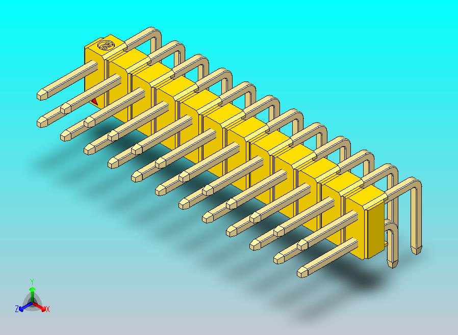 DS1022彩色排针 黄色 2x12p 100mil 类型D 版本1.0.zip